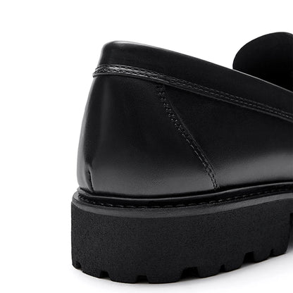 Full Grain Leather Men's Loafer Shoes High Quality Handmade Wear-Resistant Genuine Leather Casual Shoes