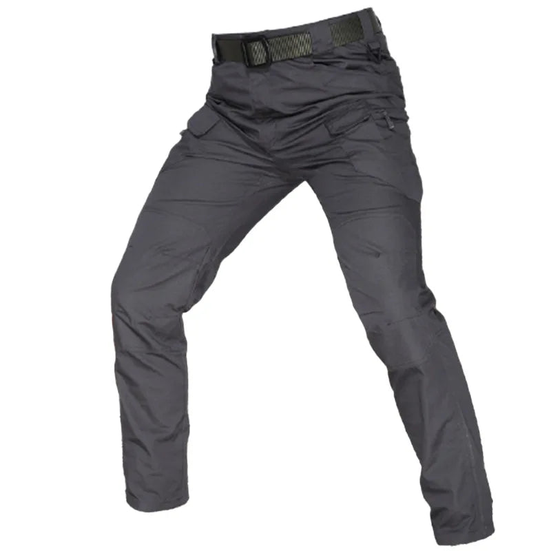 Plus Size 6XL Mens Tactical Pants Multiple Pocket Elasticity Military Urban Commuter Tacitcal Trousers Men Slim Fat Cargo Pants