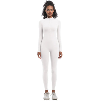 Women's Jumpsuit Women's Sports Shapewear Seamless Slim Fit Long Sleeve Sports Bodysuit  Fitness Sports Bodysuit Yoga Suit