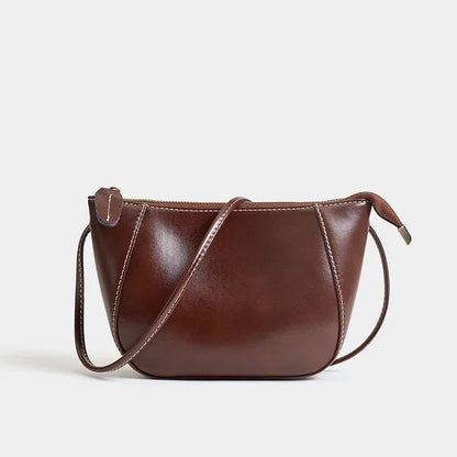 Women's Genuine Cow Leather Shoulder Bags Ladies Fashion Versatile Designer Luxury Crossbody Bag Female Shell Handbags for lady