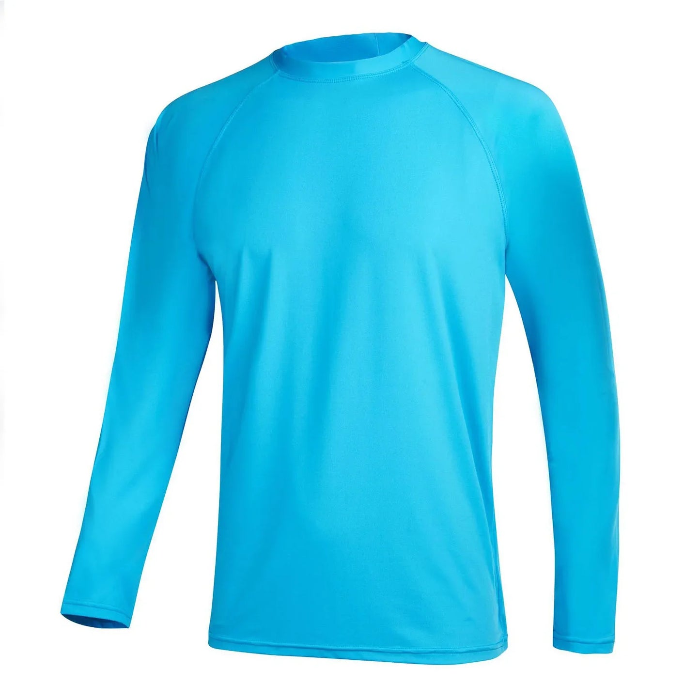 Men's Long Sleeve Swim Shirts Rashguard UPF 50+ UV Sun Protection Shirt Athletic Workout Running Hiking T-Shirt Swimwear