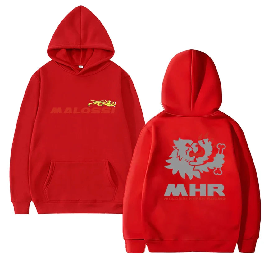 Hot Sale New in Malossi Theme Graphic Hoodie 2025 Men Women harajuku Hip Hop Y2k streetwear Unisex Fleece Long sleeve pullover