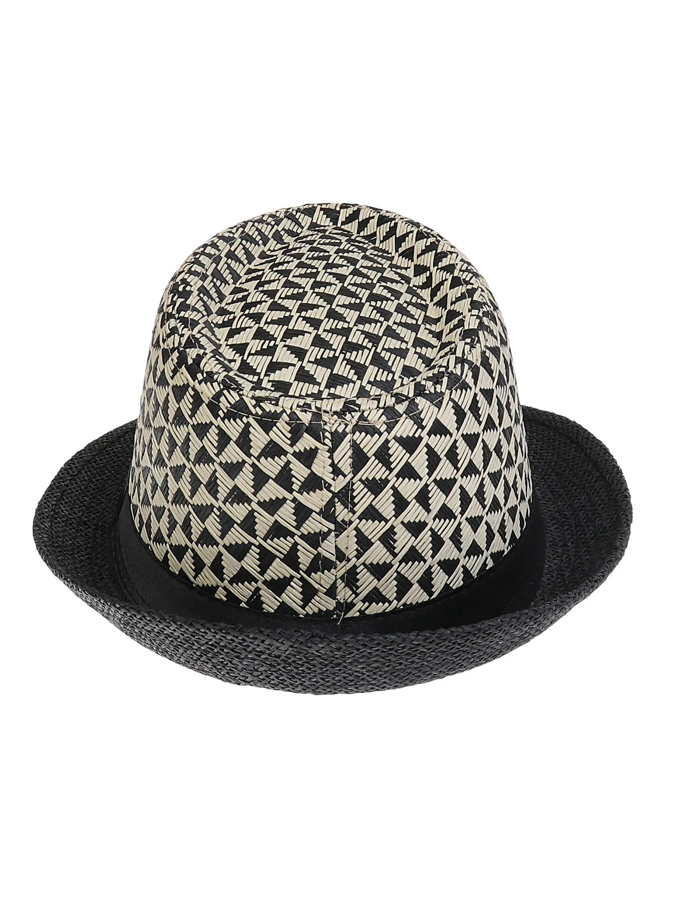Men's Hat Woven Straw Sunshade Hat Casual Buckle Beach Sun White Wedding Black Belt Fedoras Jazz Hat Panama Cap