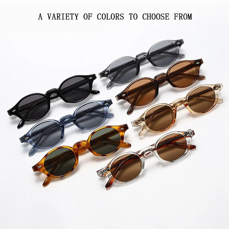 Fashion Oval Sunglasses Women Trendy Luxury Glasses Sunglass Men Luxe Femme Lentes De Sol Mujer Lunette Soleil Femme Zonnebril