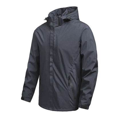 Men's Outdoor Waterproof Raincoat Lightweight Cycling Coat with Hood Streetwear Hiking Windproof Jacket Climbing Outdoor Jackets
