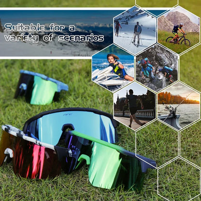 Cycling Glasses Outdoor Bicycle Sunglasses for Men UV400 Sports Running Glasses Women MTB Cycling Sunglasses UV400 Hiking