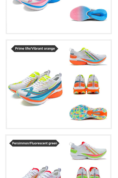 Shadow Wing 2.0 Carbon Plate Professional Marathon Running Shoes Men Lightweight Cushioning Training Outdoor Sneakers
