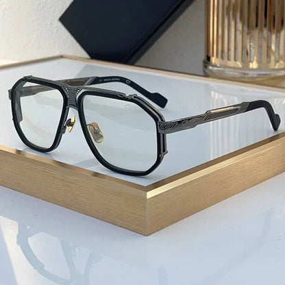 Luxury 0683 Alloy Sunglasses Men Brand Design Women Top Quality Hollow Top Quality Original Irregular Square Classical with Case