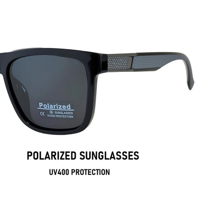 Vintage Retro Polarized Sunglasses For Men Vacation Square Sunglass Women UV400 Protection Fashion Glasses Gafas De Sol Hombre
