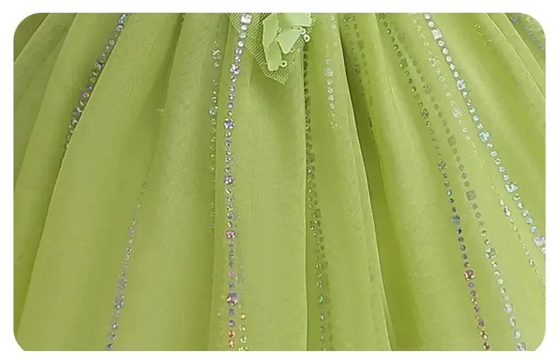 Children Fancy Girls Elf Cosplay Fairy Princess Dress For Kids Carnival Birthday Party Gift Halloween Christmas Dress Up Costume