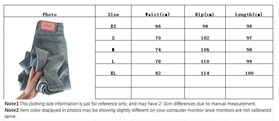 Women Wide Leg Baggy Jeans Lady Vintage Y2K Punk Low Rise Waist Loose Denim Pants Streetwear Fashion Trashy Long Skater Trousers