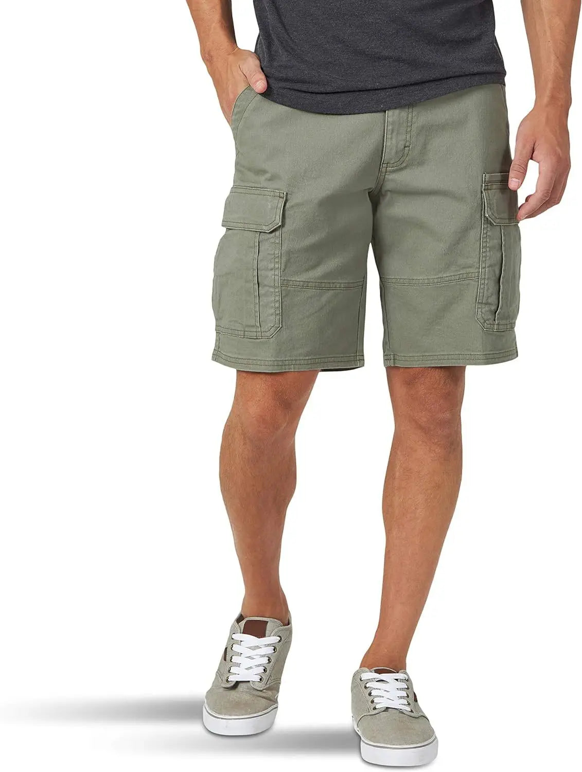 Men Cargo Shorts Men Multi Pocket Tactical Shorts Men Outdoor Casual Hiking Camping Straight Fit Shorts Breathable Mens Shorts