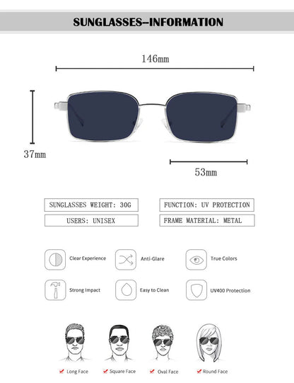 2026 Square Sunglasses Women Trendy Luxury Sunscreen Sunglass Men Vintage Fashion Glasses Trending Lentes De Sol Mujer Zonnebril