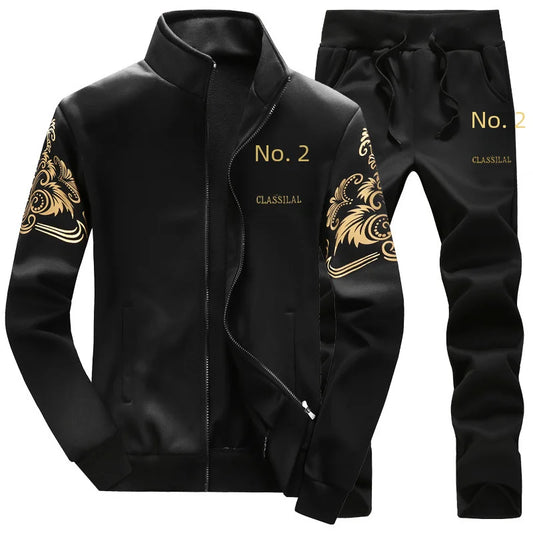 2023 Spring Autumn Marshmallow Men's Sports Suit Casual Long Sleeve Baseball Jersey Jacket Student Fitness Sweatshirt