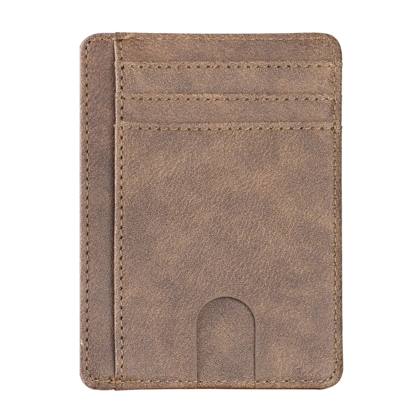 Blocking Wallet Business Card Cover for Case Super Thin Men Leather Credit Card Holder Card Travel Wallet Minimalist Wallet