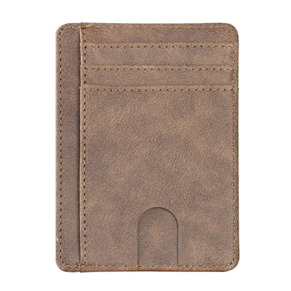 Blocking Wallet Business Card Cover for Case Super Thin Men Leather Credit Card Holder Card Travel Wallet Minimalist Wallet