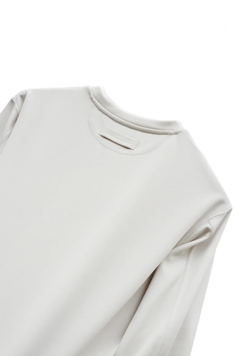 Shape-Retention & Pilling-Resistant Long-Sleeve Tee: Contrast Collar Design + Stretchy Fit Men's Undershirt