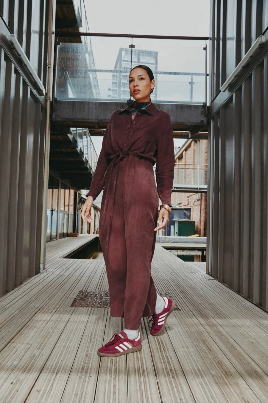 AS AW25 super soft high quality expensive cupro collection shirt + slip dress + skirt + print mockneck woman matching set