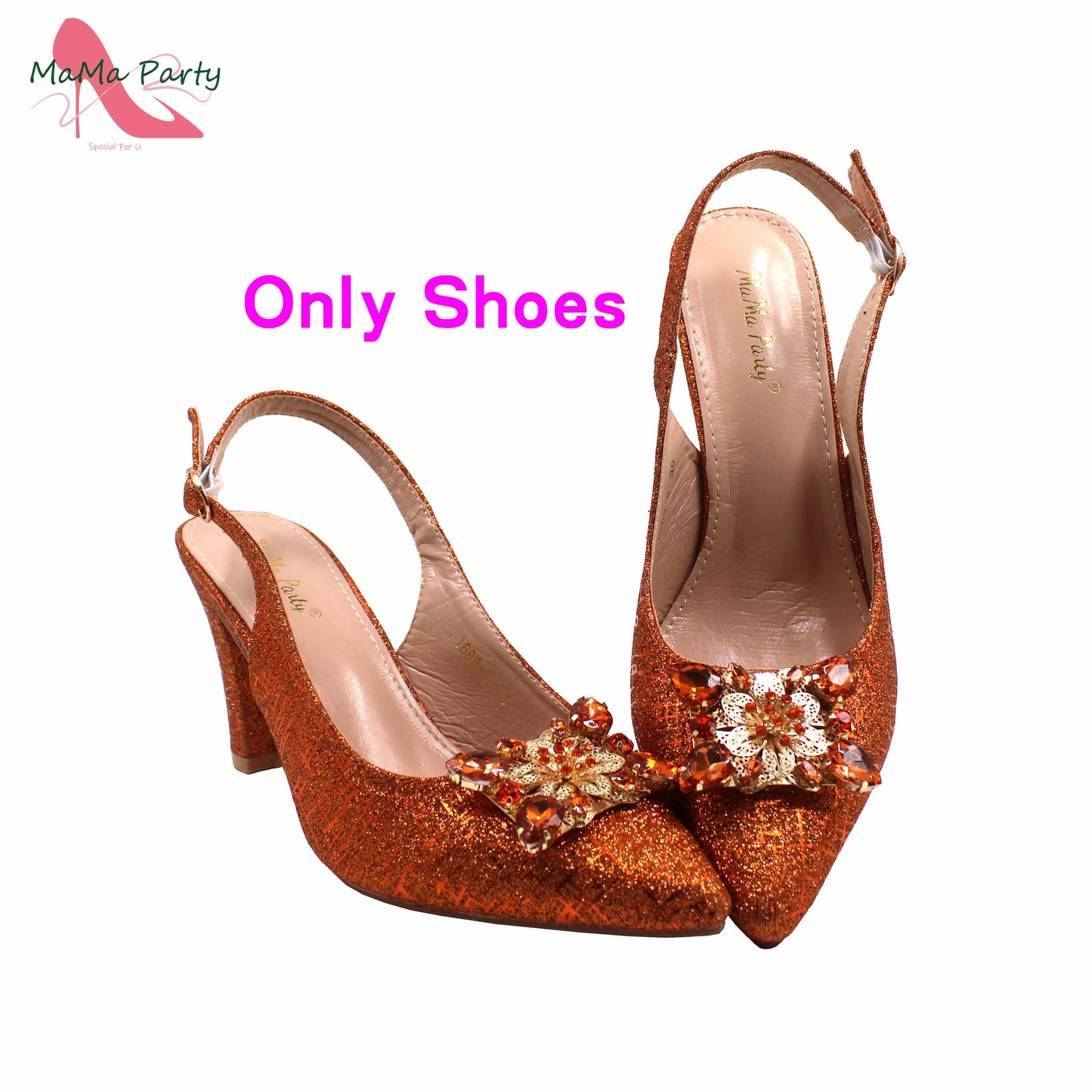 Color Italian Classics Design African Women Shoes and Bag Set High Quality with Shinning Crystal for Wedding Party