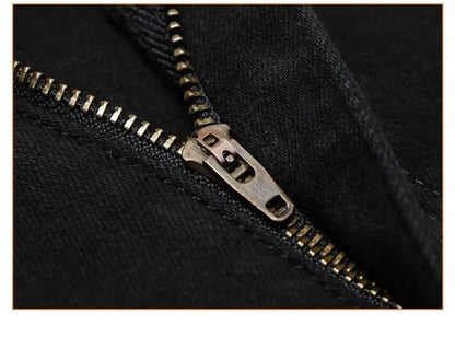 2026 Classic Men Straight Jeans Homme Pantalon Streetwear Soft Black Blue Masculino Denim Mans Pants