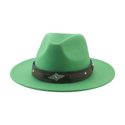Hat Fedora Hats for Women Hats for Men Cowboy Hat Caps Big Size 62cm Western Cowboy Belt Cow Bands Fedoras Chapeau Feutre Homme