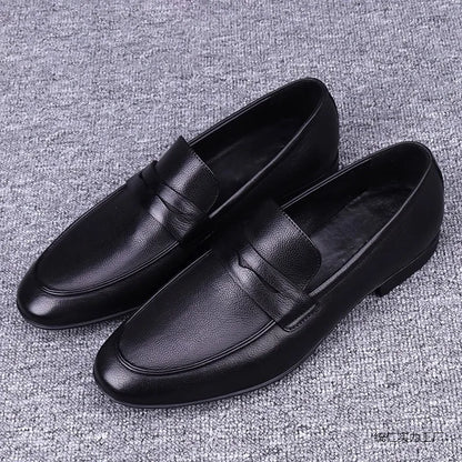 Hot-selling Leather Mens Casual Shoes Leisure Summer Man Loafers Comfy Moccasins Breathable Slip on Flats Business Driving Shoes