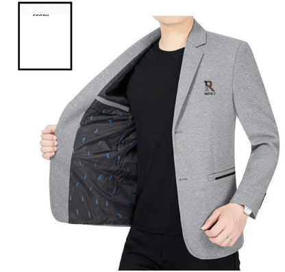 Brand 2026 Spring Business Blazer for Men Solid Autumn Casual Men's Jacket Blazer Fashion Single Breasted Suits Mens
