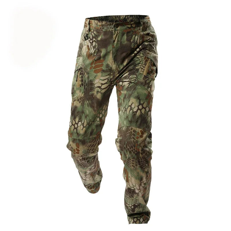 IX9 City Tactical Cargo Pants Men Hiking   Hunting Pants Cotton Many Pockets Stretch Flexible Man Trousers XXXL