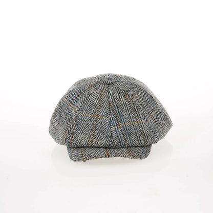 Newsboy Hat 60% Wool Men Berets Grey Herringbone Flat Caps Women British Painters Hat Autumn Winter hats Octagonal Cap BJM42