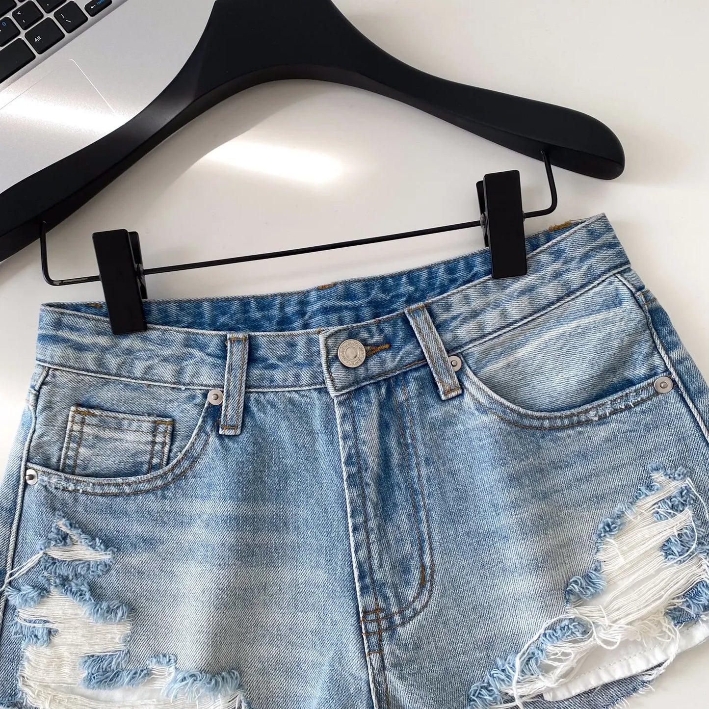 American Retro Camouflage Mini Shorts 2026 Ladies Hollow Out Slim Beach Pants Hot Girl Sexy Print Denim Shorts