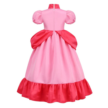 Daisy Girls Princess Dress Cartoon Movie Cosplay Costume Summer Kids Orange Party Outfits 2-10 Years Halloween Fancy Clothes