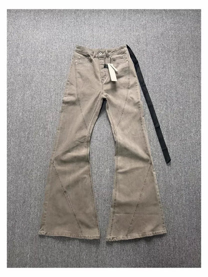 Brand New Rick Sand Zipper Pocket Fit elasticity slim fit PANT Jeans Cotton Denim Pants Comfort Casual Jeans Size S M L XL #A4