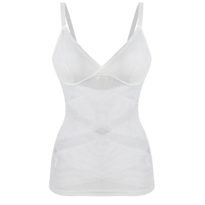 Women Built in bra Shapewear Camisole Tummy Control Body Shaper Slimming Underwear Compression Corset Bustier Tank Tops