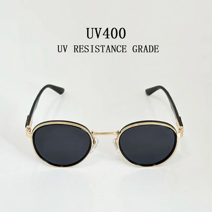 Fashion Oval Sunglasses For Men Luxury Retro Glasses Vintage Sunglasses Women Trendy And Fashionable Gafas De Sol Hombre Okulary
