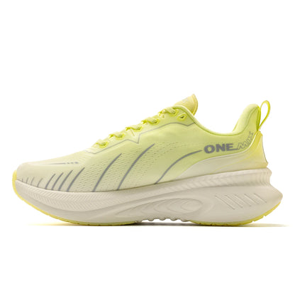 Bumper Elite Men Cushioning Running Shoes Heavy Duty Non-Slip Outdoor Athletic Sneakers Lace-Up Sport Shoes for Marathon