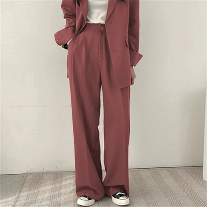 Ladies' Lazy Style Hot Sale Of The Season Early Autumn Korean Version Design Large Slit Small Size Suit Jacket Casual Elegant...