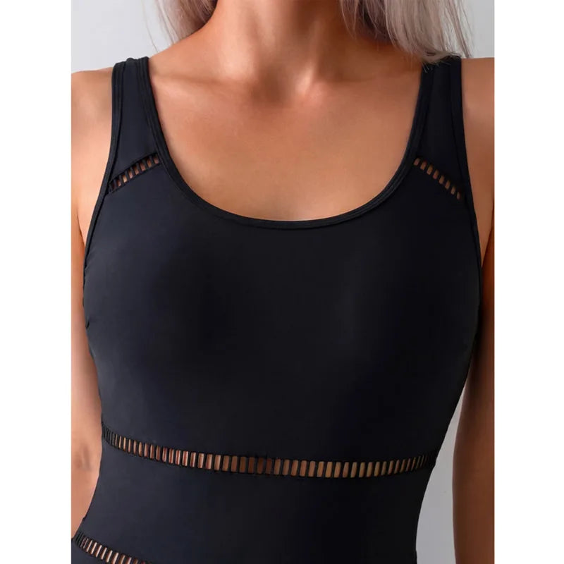 Black Sexy Swimsuits One Piece Women's Closed Swimwear Push Up Swimming Wear Bodysuit Bathing Suits Beachwear Pool Bather 2026