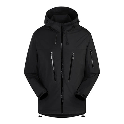 Spring New Men's Mountaineering Jacket Windproof and Waterproof Fabric Fashion Hip Hop Design Casual Oversize Outdoors Coat