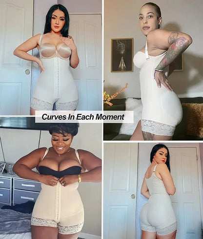 High Compression Shapewear Tummy Control Full Body Shapers Waist Trainer Bodysuits Butt Lifter Fajas Colombianas Girdles