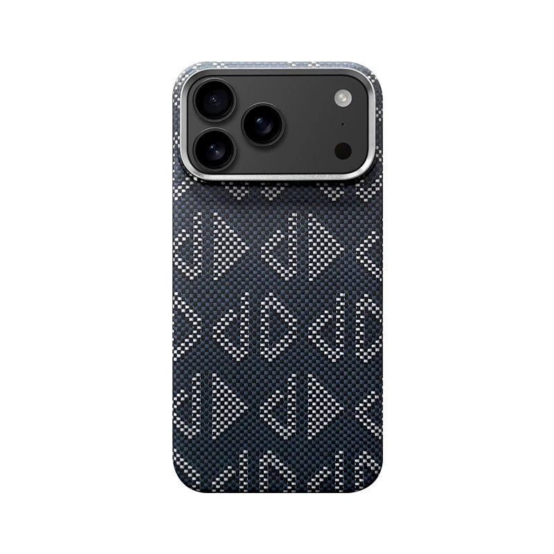 Ultra Slim Real Aramid Kevlar Carbon Fiber Business Case For IPhone 17 Air Pro Max Magnetic Charging Shockproof Protective Cover