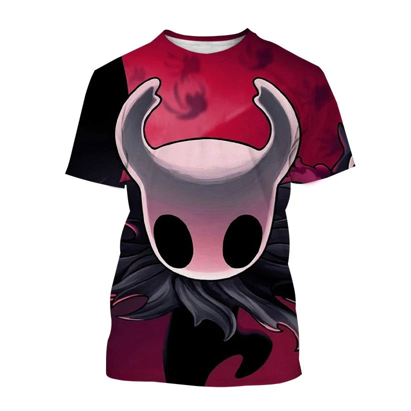 Game Hollow Knight 3D Print T-Shirts Summer Men Women Casual Fashion Oversized Short Sleeve T Shirt Male Tees Tops Man Clothing