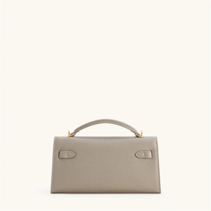 Luxury Leather and Woven Handbag with Vintage Metal Buckle, Elegant Short Handle, Stylish Women’s Tote for Evening & Daily Use