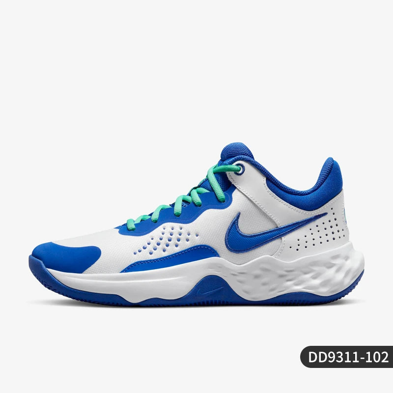 Official Authentic Sports Men's Lace-Up Thick-Sole Wear-Resistant Cushioned Basketball Shoes DD9311-102