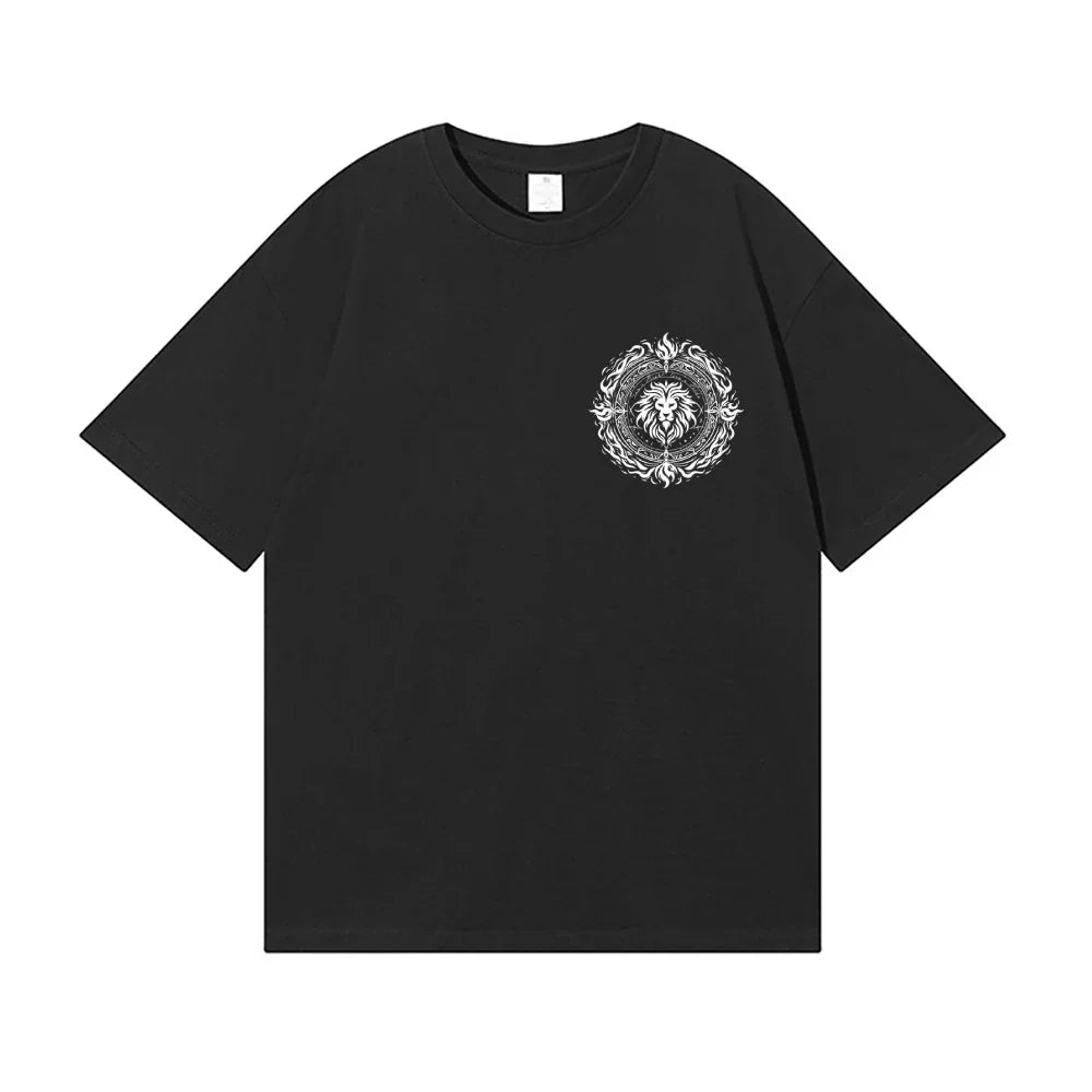 Lion's Sin of Pride Escanor Anime T-shirt High-quality Streetwear Men's Clothing and Women's Clothing 2026 Summer New T Shirt