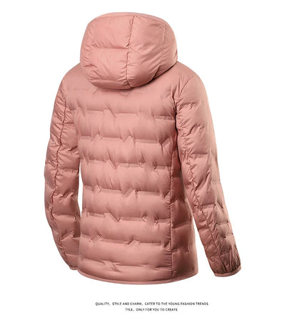 Winter Warm Down Jacket Women Hiking Camping Climbing Trekking Graphene Lining Coat Duck Down Lightweight Padding Jackets