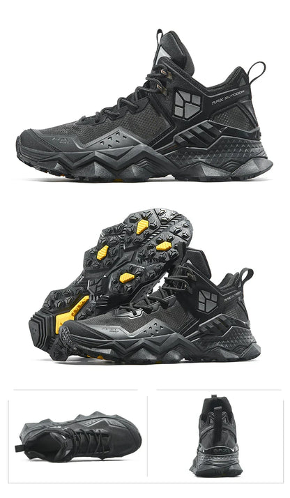Men  Waterproof Hiking Shoes Breathable Hiking Boots Outdoor Trekking Boots Sports Sneakers Tactical Shoes