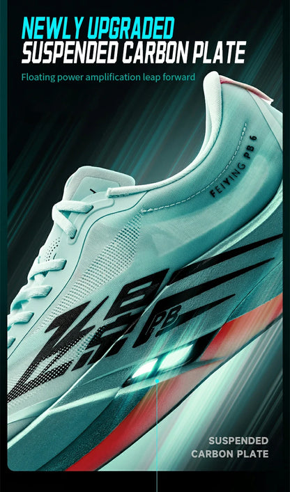 Feiying PB6.0 Men Running Shoes Professional Marathon Full Palm Suspended Carbon Board Racing Race Sneakers QDB023261299