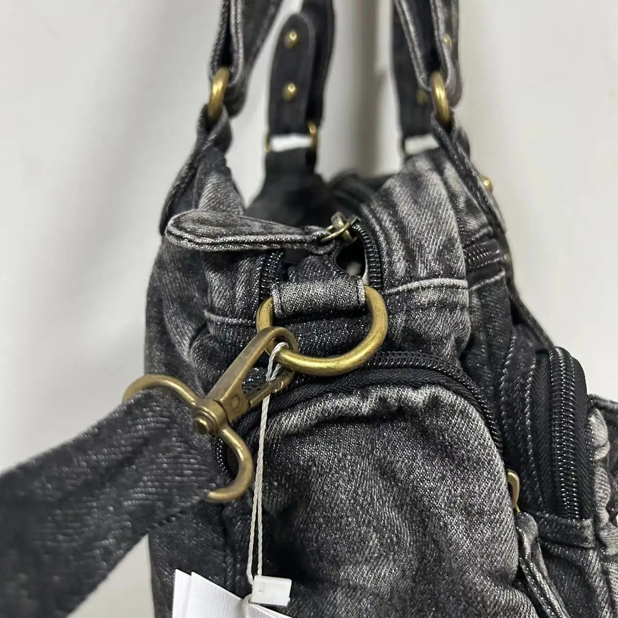 Women Handbags Satchel Top-handle Handbag Denim Shoulder Bag Dumpling Pack Give Gifts Shoulder Bags Phone Money Pack