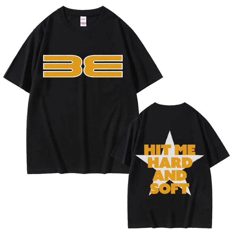 Hit Me Hard and Soft You Need A Seat I'll Volunteer Same Style T-shirts Men Women Fashion Pop Music T Shirts Oversized T-shirt