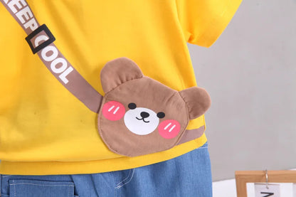 0-5Years New Baby Boys Girls Summer Clothes Sets Kids Cartoon Cotton T Shirt Shorts 2pcs/sets Children Clothing Tracksuits Set